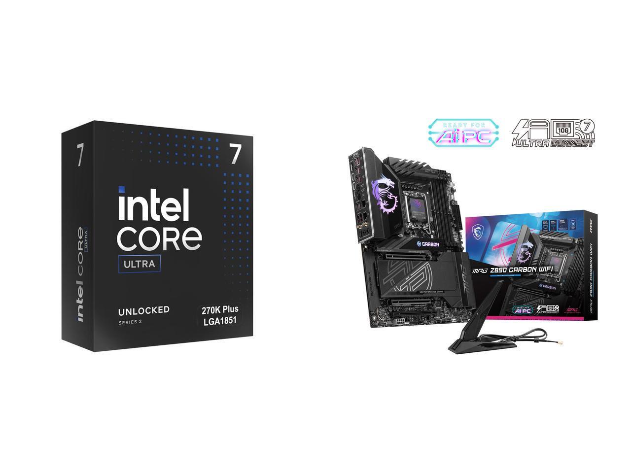 Z890 Wi-Fi 7 Motherboard - Combo de Placa-Mãe e CPU -