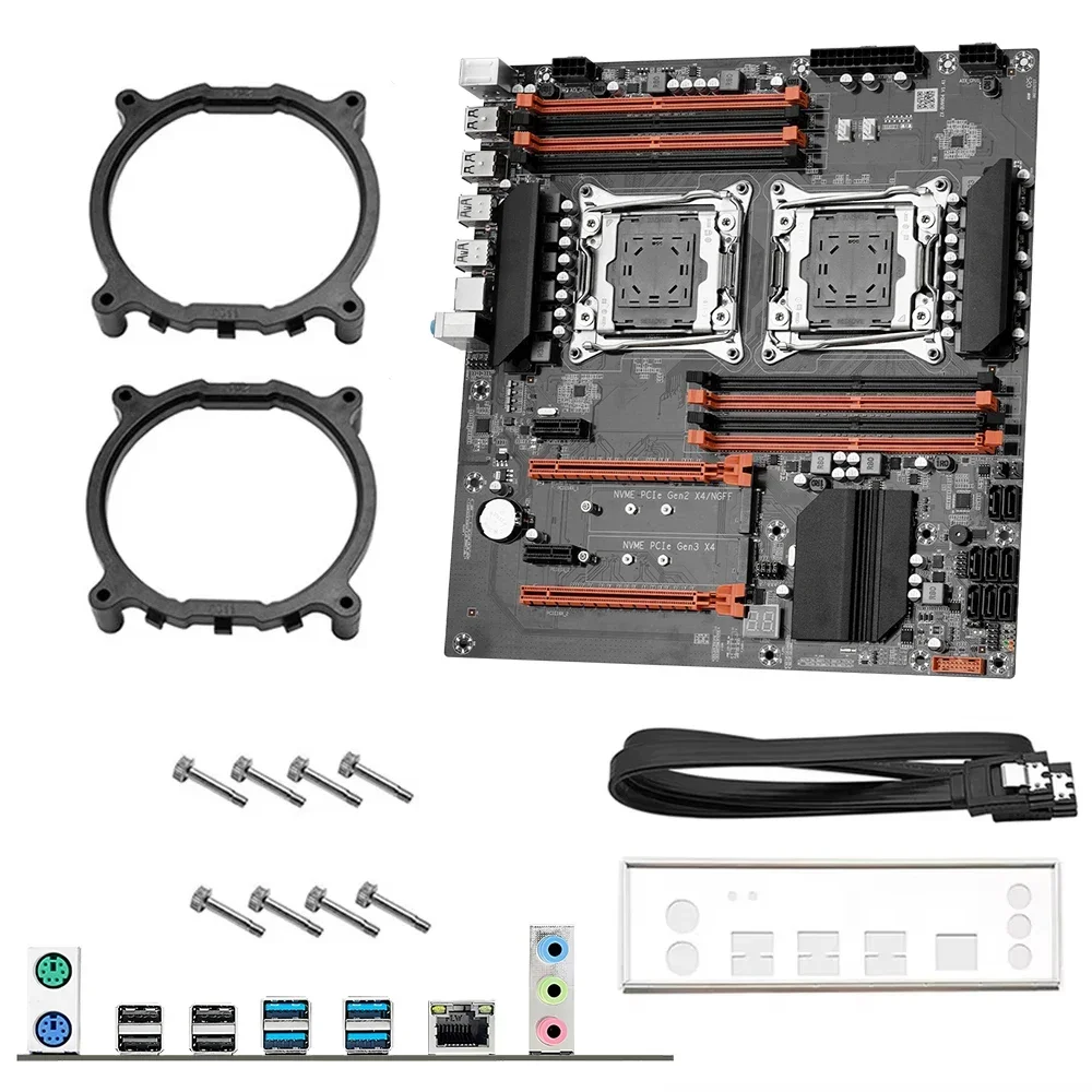 Kit de Placa-Mãe para Jogos SO - Dual Lga2011-3 Server Motherboard Combo avaliação e preço
