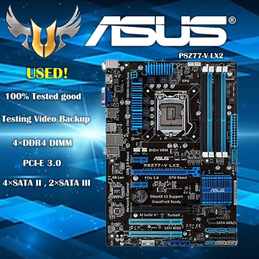 Placa-Mãe Desktop Asus P8Z77-V - X870E Atx Motherboard avaliação e preço