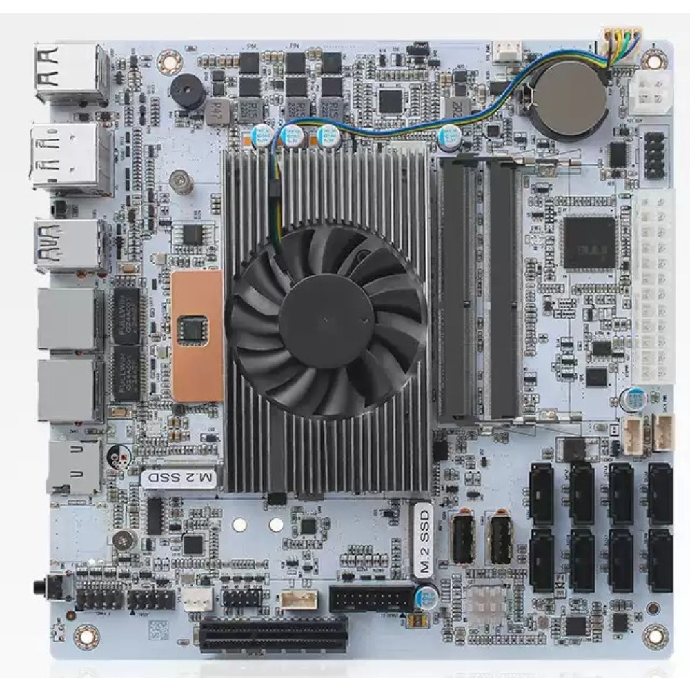 Placa-Mãe Mini-ITX Branca M11  - Mini Itx Dual 2.5G Nas Motherboard avaliação e preço